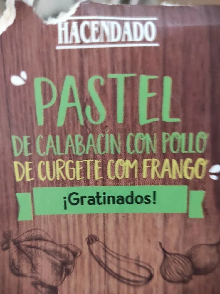 Pastel de calabacín con pollo