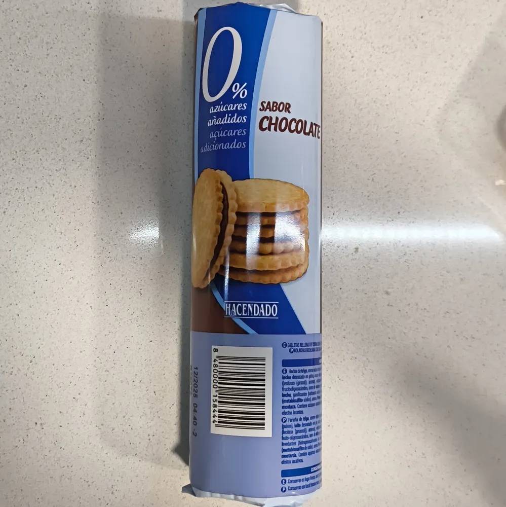 Galletas chocolate 0%