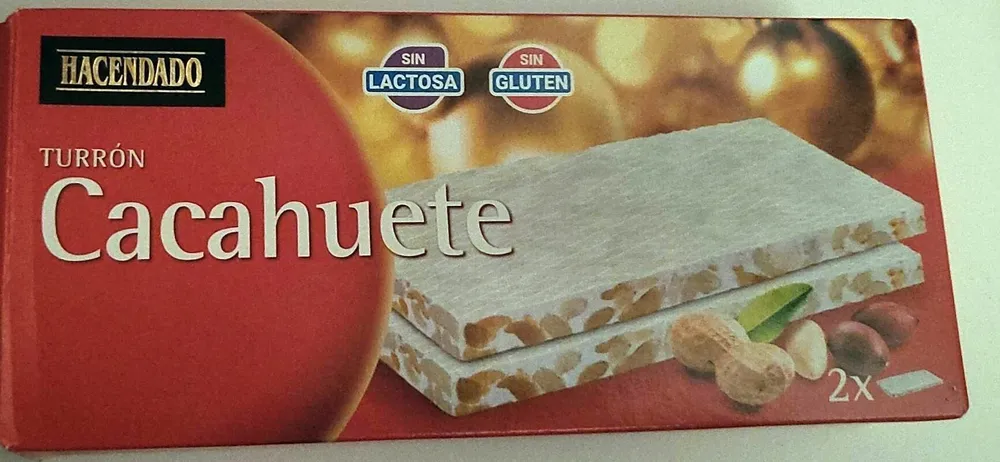 Turrón de cacahuete