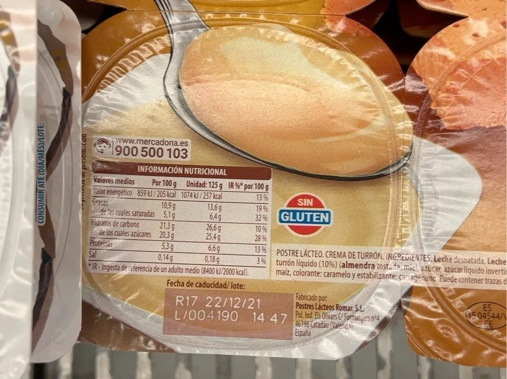 Crema de turron