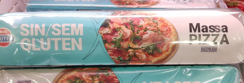 Massa pizza sin gluten