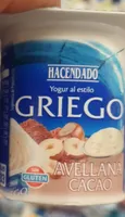 Yogures griego avellana cacao hacendado