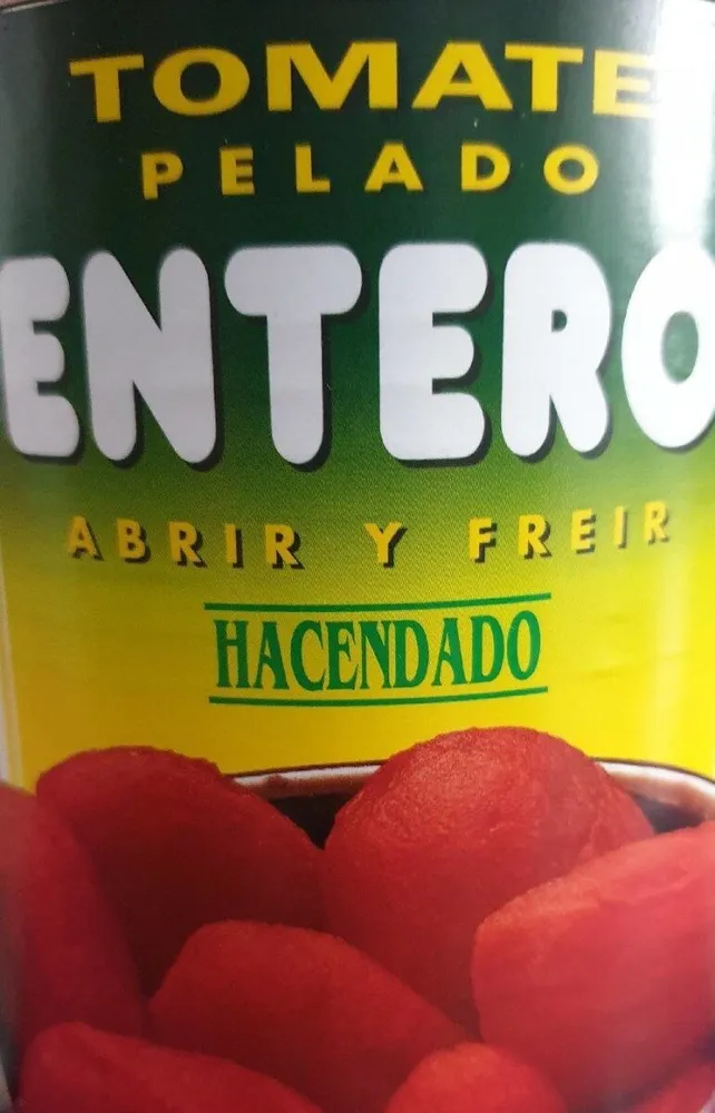 Tomate entero pelado