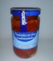 Pimientos en tiras condimentados