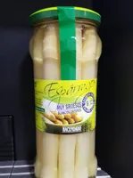 Esparragos muy gruesos blancos enteros