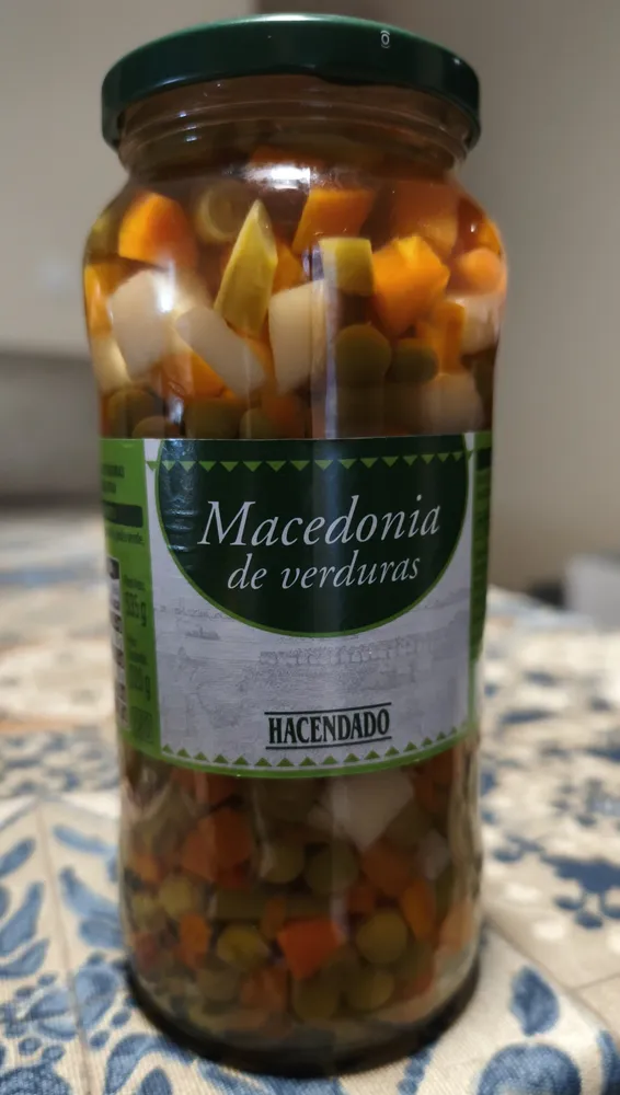 Macedonia de verduras