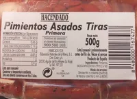 Pimientos asados tiras