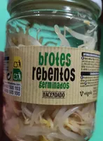 Brotes germinados de judía mungo