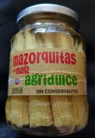 Mazorquitas de maíz agridulce