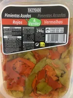 Pimentos assados vermelhos e verdes