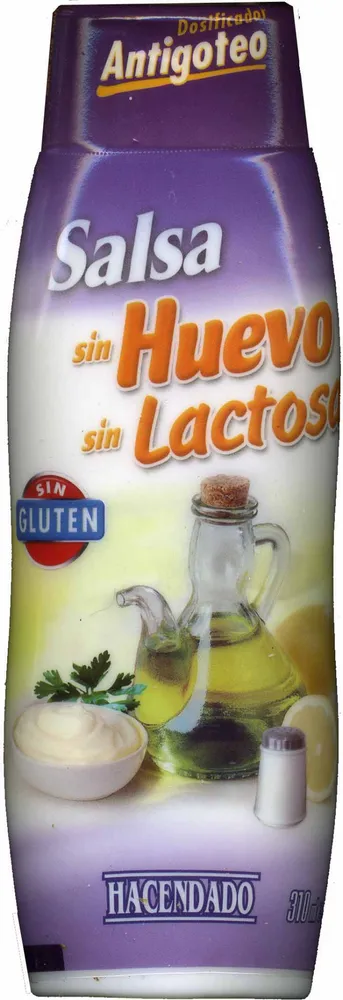 Mayonesa sin huevo ';Hacendado'; - DESCATALOGADO