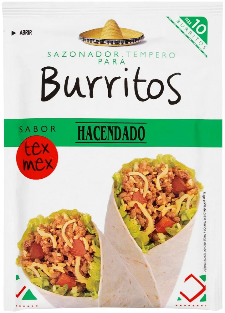 Sazonador para burritos sabor Tex Mex