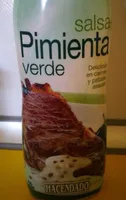 Salsa pimienta verde