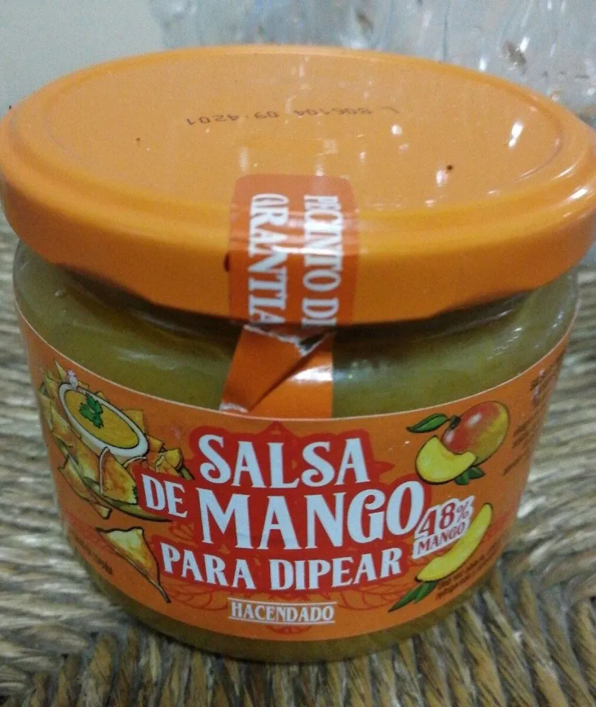 Salsa de mango para dipear