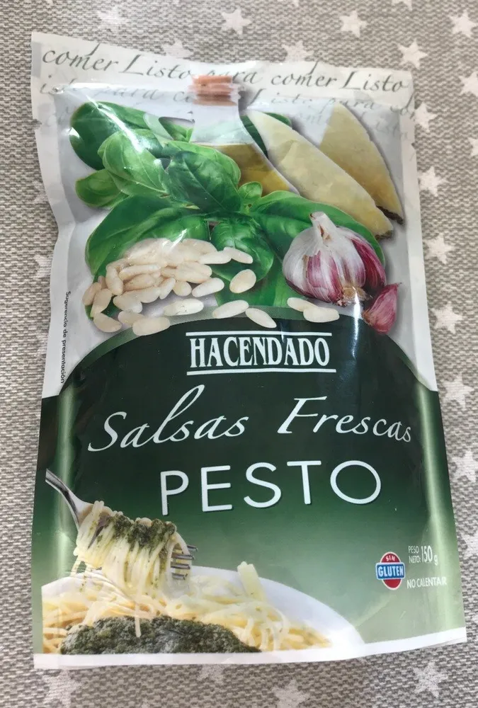 Salsas frescas pesto