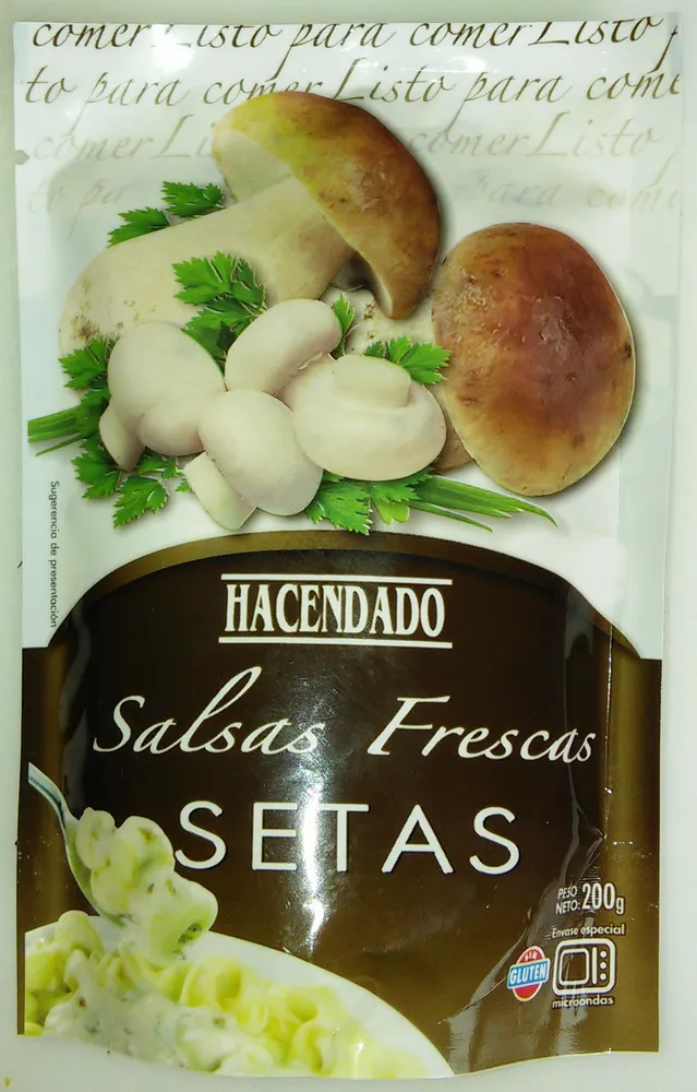 Salsas frescas setas