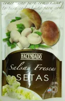 Salsas frescas setas