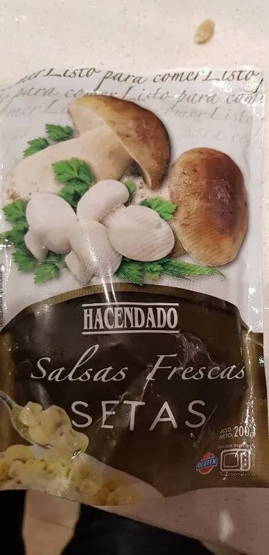 Salsa fresca setas