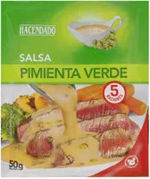 Salsa pimienta verde
