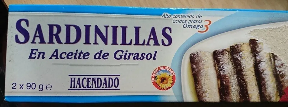 Sardinillas en aceite de girasol