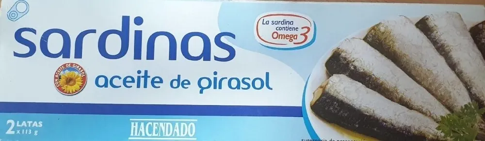 Sardinas aceite de girasol