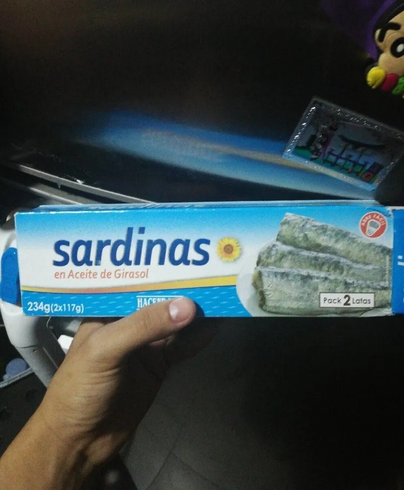 Sardinas en aceite de girasol