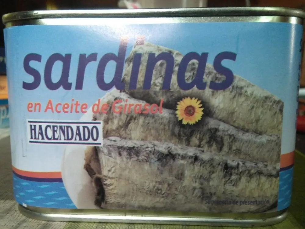 Sardinas en aceite de girasol