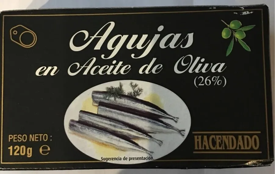 Agujas en aceite de oliva