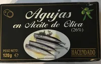 Agujas en aceite de oliva