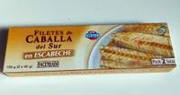 Filetes de caballa del sur en escabeche