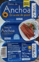 Anchoas en aceite de girasol