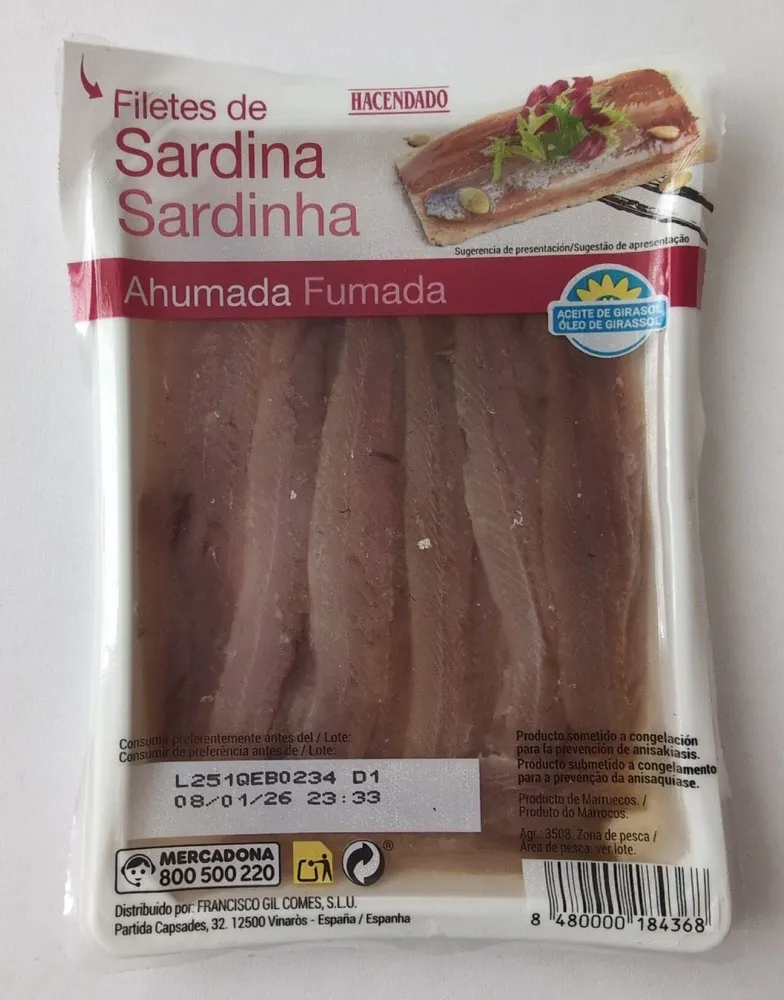 Sardinas ahumadas