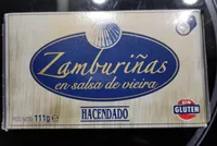 Zamburiñas en salsa de vieira