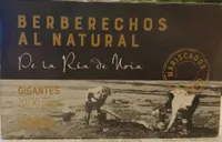Berberechos al natural de la ría de Noia