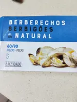 Berberechos al natural