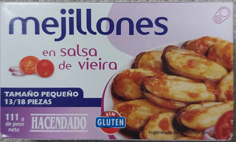 Mejillones en salsa de vieira