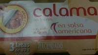 Calamar Trozos Salsa Americana