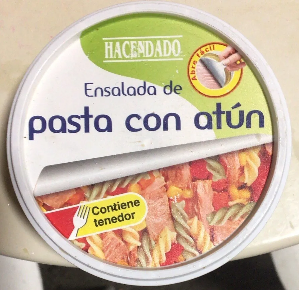 Ensalada de pasta con atun