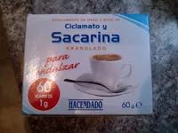 Edulcorante de mesa a base de ciclamato y sacarina