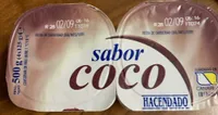 Yogur sabor coco