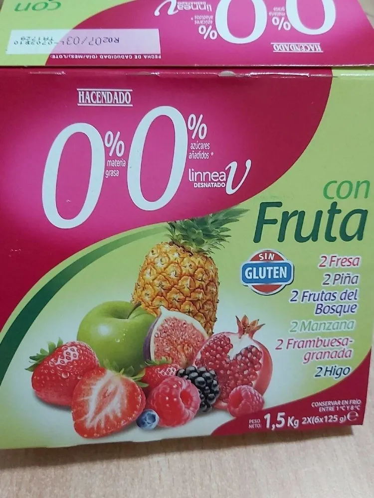 Yogurt 0%con fruta