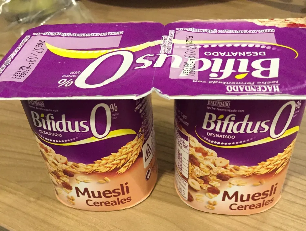 Bifidus 0% muesli cereales