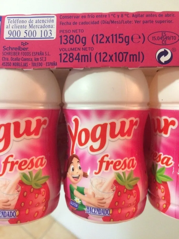Yogur fresa