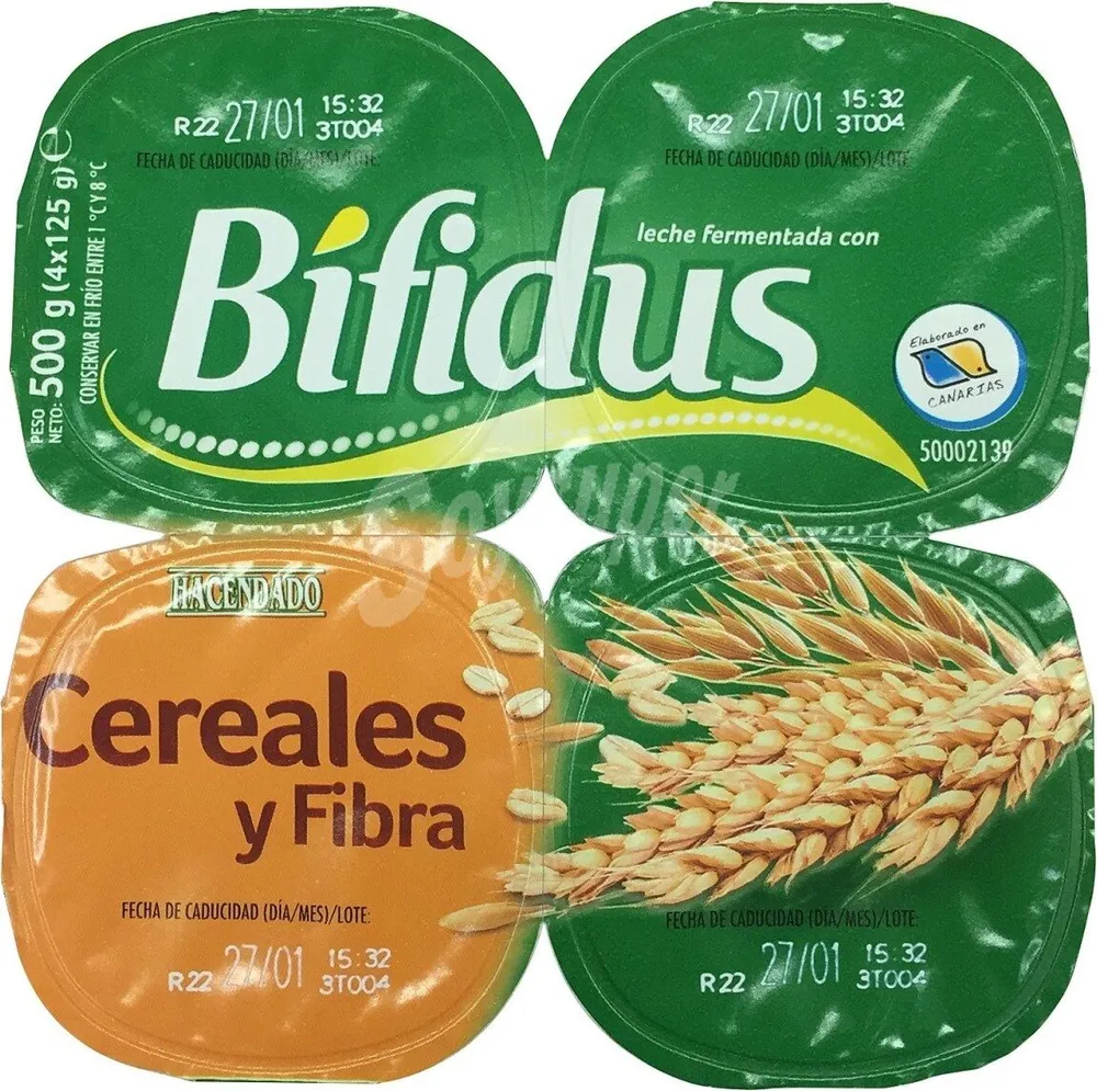 Bifidus cereales y fibras