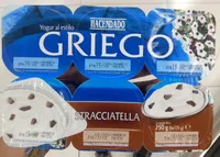 Yogur al estilo griego Stracciatella
