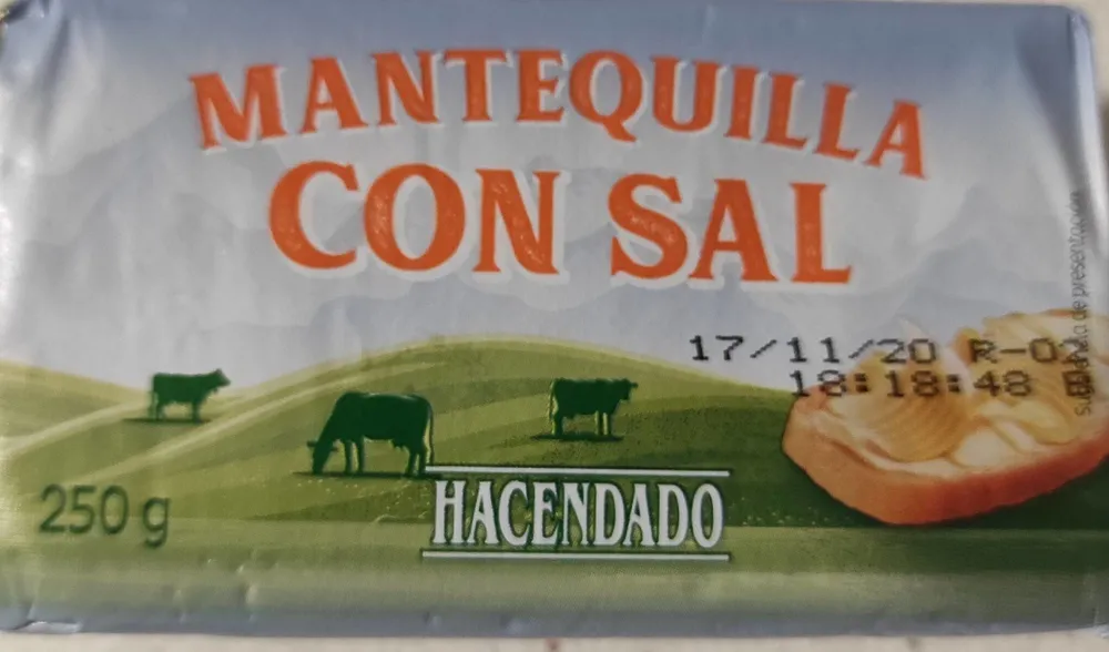 Mantequilla con sal