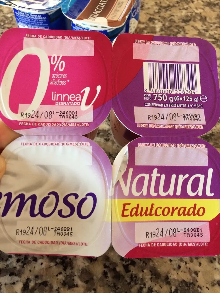 Yogur cremoso natural edulcorado
