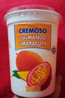 Cremoso con mango y maracuyá