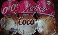 Yogur sabor coco 0%