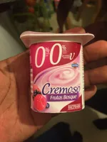 Yogur cremoso frutas bosque 0%